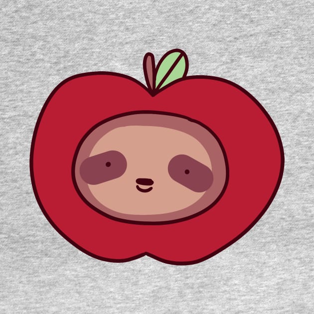 Apple Sloth Face by saradaboru